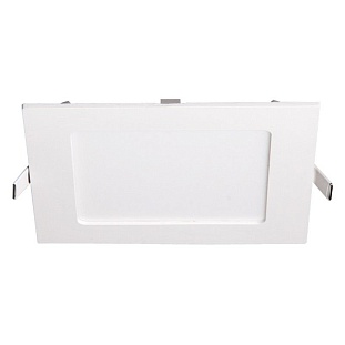 Светильник встраиваемый LED PPL-SPW   9W/4000K квадрат белый 145x145 JAZZWAY